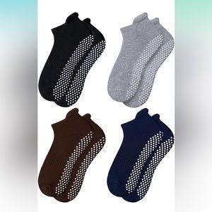 Never worn! Pilates socks 4 pack.